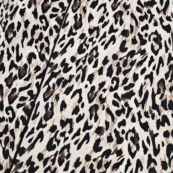 WHBM Leopard Print Pencil Skirt Size 6 New - Picture 4 of 11